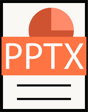 Pptx File Format Icon